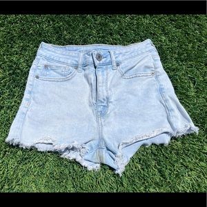 American Eagle Super Stretch Shorts, Blue, Size 2